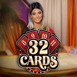 32 Cards game by Ezugi – logo hosted on Playfina Casino