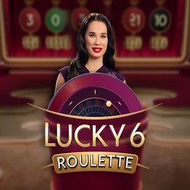Lucky 6 Roulette online game logo by Pragmatic Play on playfina-casino.eu.com