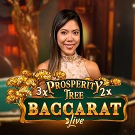 Prosperity Tree Baccarat online game logo by Evolution on playfina-casino.eu.com